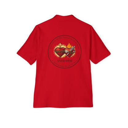 Sacred Hearts Polo T-Shirt Red