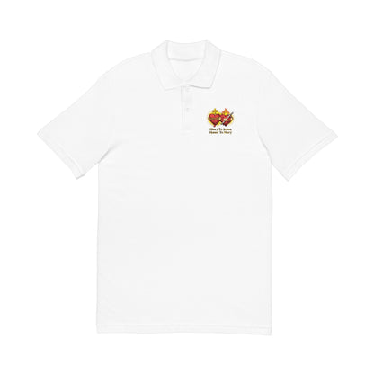 Sacred Hearts Polo T-Shirt White