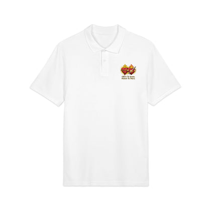 Sacred Hearts Polo T-Shirt White