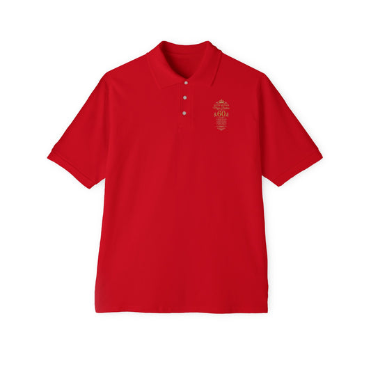 Men's Celebration Polo — "Queen Mother" 60th Anniversary Commemorative Shirt