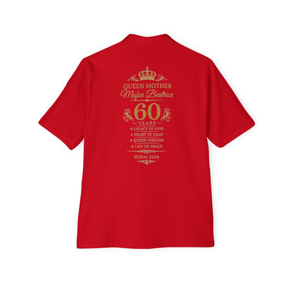 Men's Celebration Polo — "Queen Mother" 60th Anniversary Commemorative Shirt